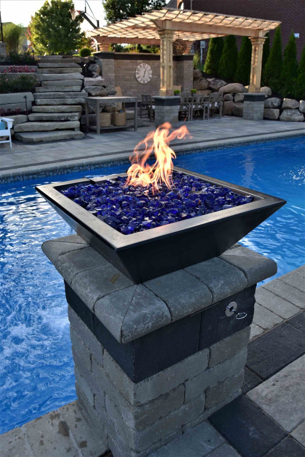 Outdoor Fire Features Fire Pit Designs Fire Feature Ideas fire bowls