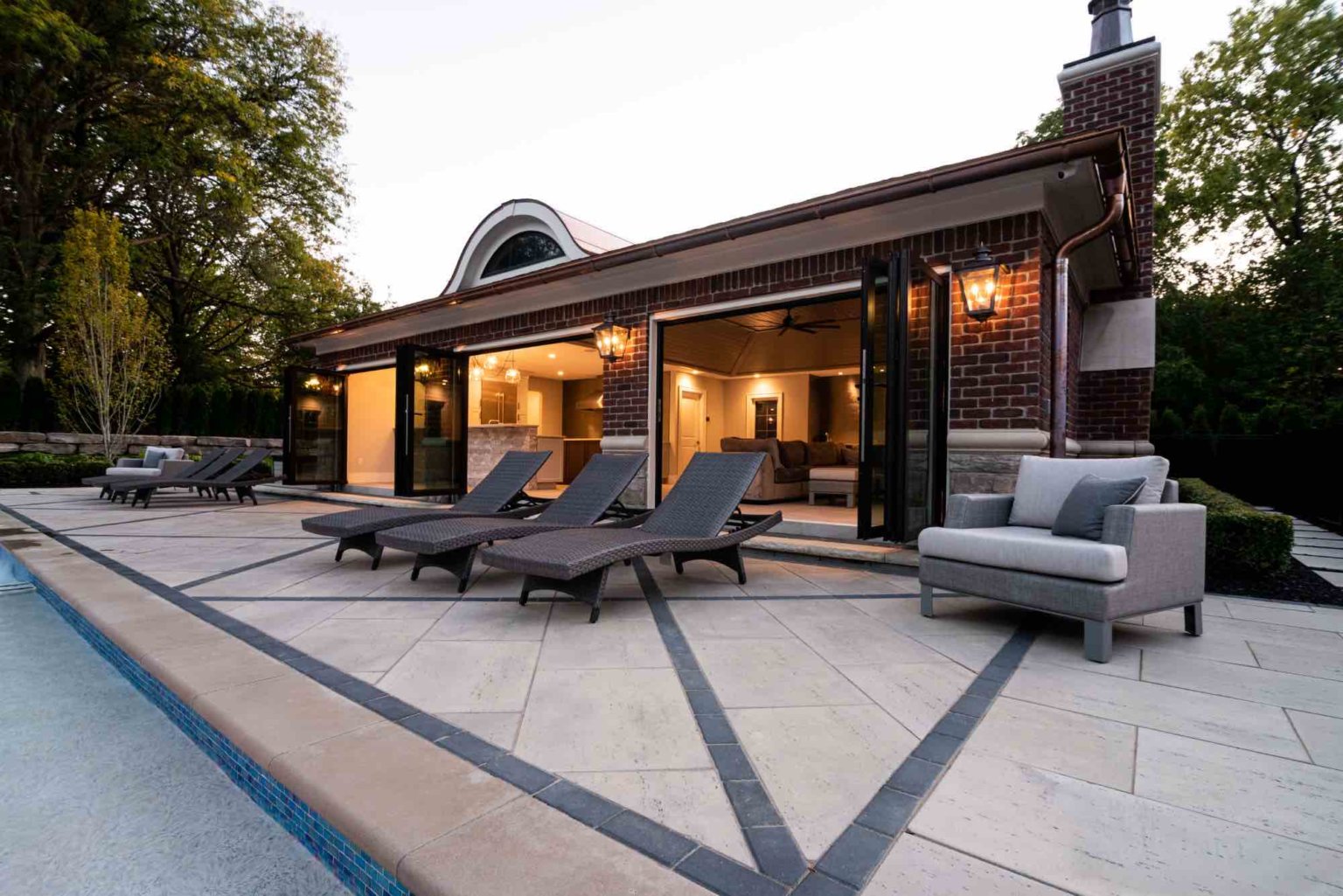 Pool House with Outdoor Kitchen in Bloomfield Hills MI, Michigan Pavers Paver Installation Michigan Paver Contractors in Michigan Best Pavers in Michigan Michigan Patio Pavers Driveway Pavers Michigan Walkway Pavers Michigan Michigan Paver Stones Custom Pavers Michigan Pool House Designs Pool House Plans Custom Pool House Construction Pool House Ideas Pool House Interior Pool House Decor outdoor kitchen, outdoor bar, outdoor kitchen ideas, patio ideas, patio design ideas, design outdoor kitchens, open kitchen, outdoor cooking, small backyard patio ideas, bbq grill, outdoor grill, bbq grills, built in grill, Antonelli Landscape, Antonelli Landscape pool spa