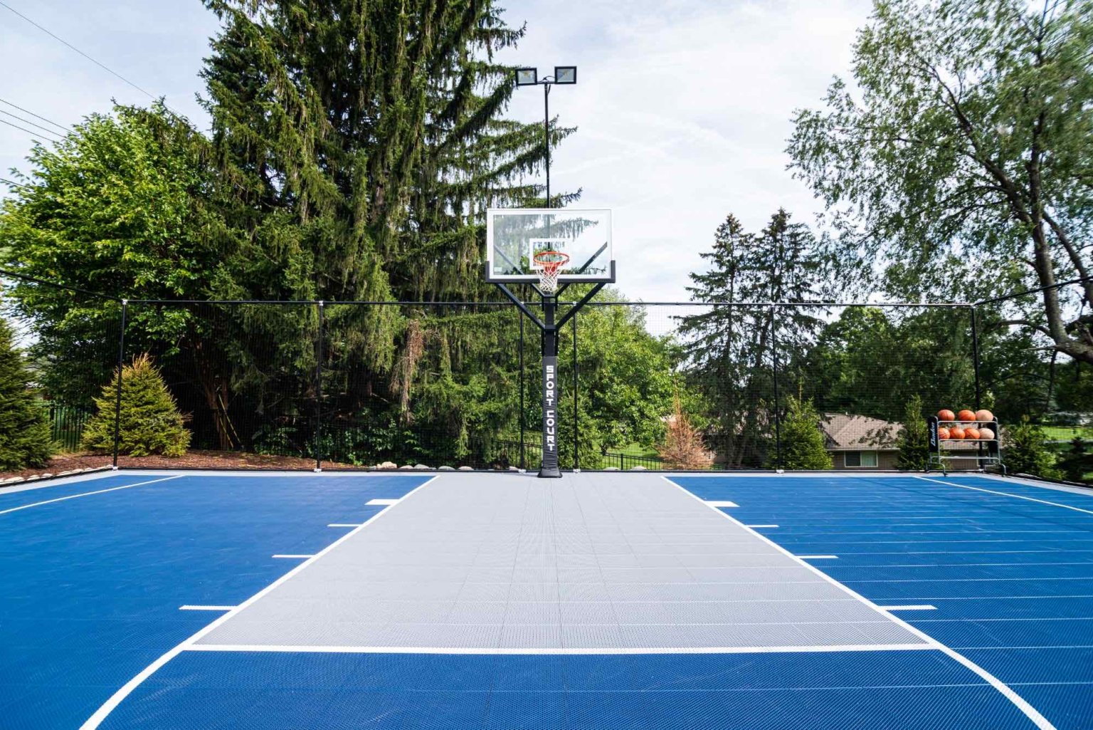 Antonelli Landscape pool spa, basketball court, outdoor basketball court, basketball half court, backyard sports, backyard basketball court