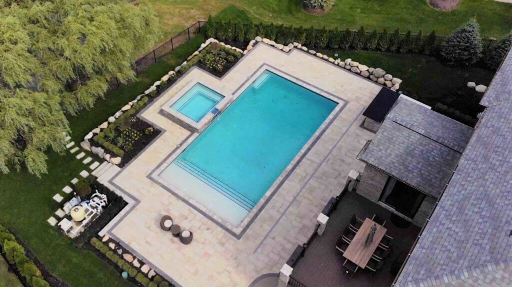 rectangle inground pools, pool ideas, backyard ideas, landscaping design