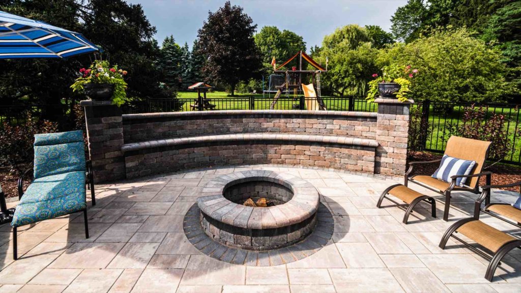 fire pit poolside Patio designs detroit mi Patio company Outdoor Fire Features Fire Pit Designs Fire Feature Ideas Gas Fire Pits Outdoor Fireplaces Fire Pit Installation Custom Fire Features