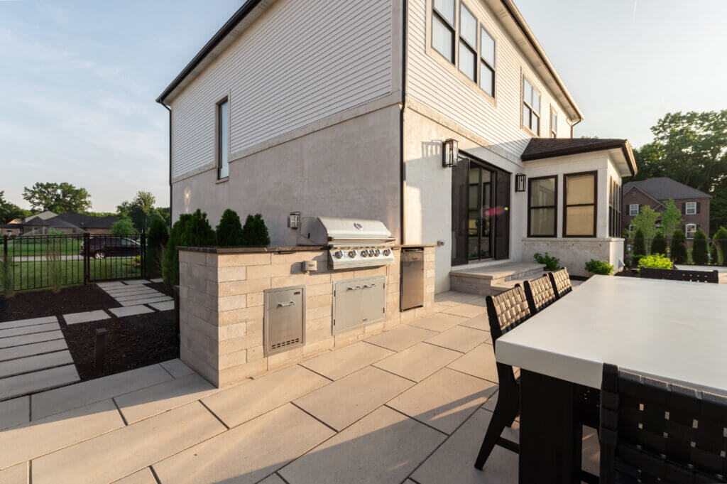 outdoor living space outdoor kitchen outdoor kitchen se michigan grilling station Shelby Twp, michigan