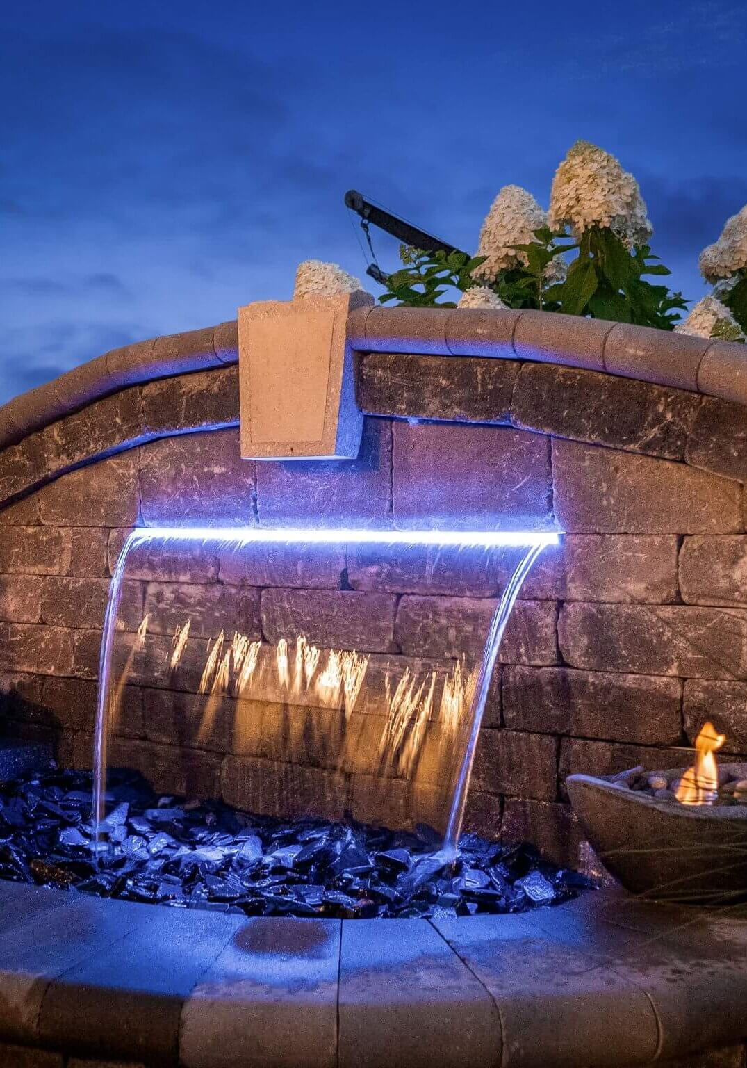 Antonelli_Landscape_Pool_Spa_Water_Features Michigan Pavers Paver Installation Michigan Paver Contractors in Michigan Best Pavers in Michigan Michigan Patio Pavers Driveway Pavers Michigan Walkway Pavers Michigan Michigan Paver Stones Custom Pavers Michigan fountain design backyard fountain brick paving and fountain design